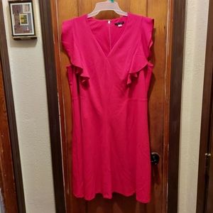 Tommy Hilfiger Flutter Sleeve Sheath Dress